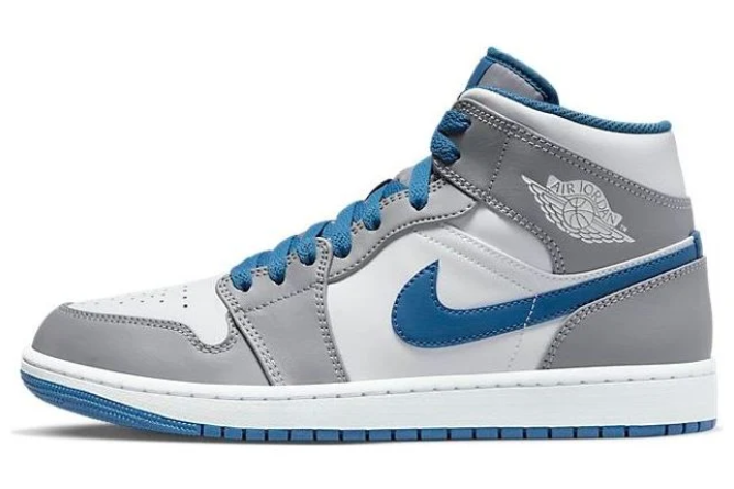 Air Jordan 1 Mid “Cement Grey True Blue” DQ8426-014