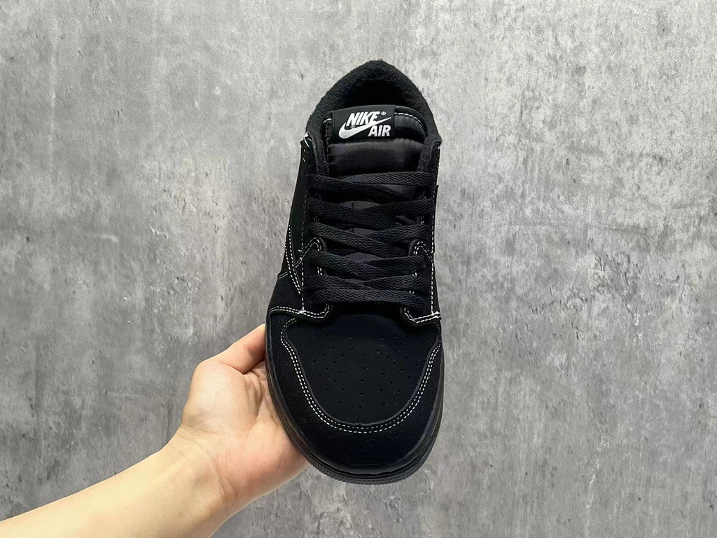 Air Jordan 1 Low “Black Phantom” Reverse Swoosh Custom
