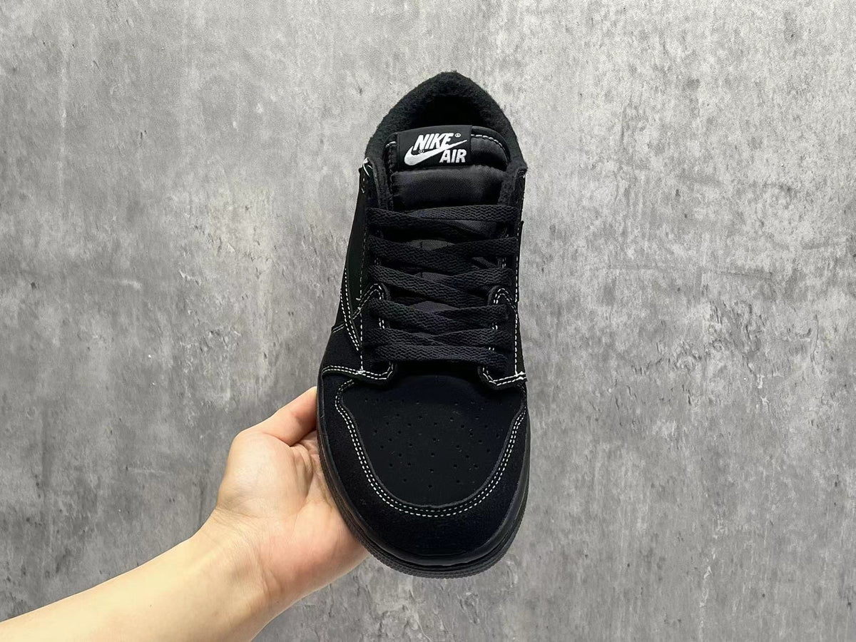 Air Jordan 1 Low “Black Phantom” Reverse Swoosh Custom