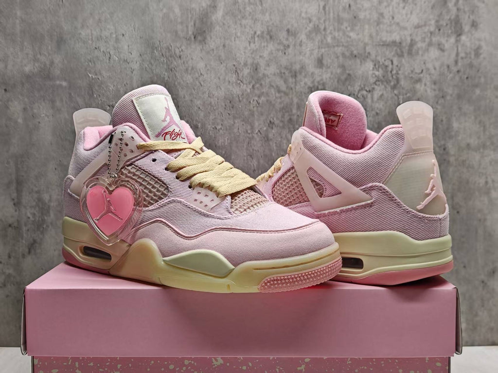 (WMNS) Air Jordan 4 Retro "Pearl Pink and Iced Carmine"