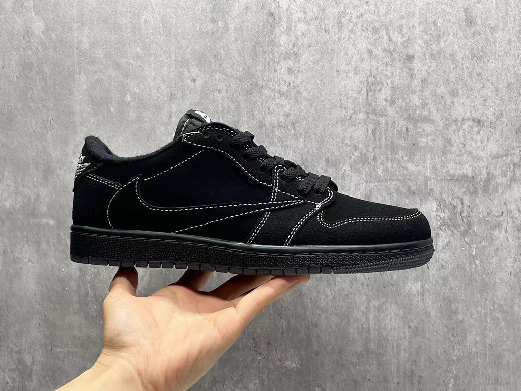 Air Jordan 1 Low “Black Phantom” Reverse Swoosh Custom
