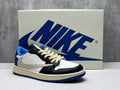 Air Jordan 1 Low “White/Blue Lightning” Reverse Swoosh Custom