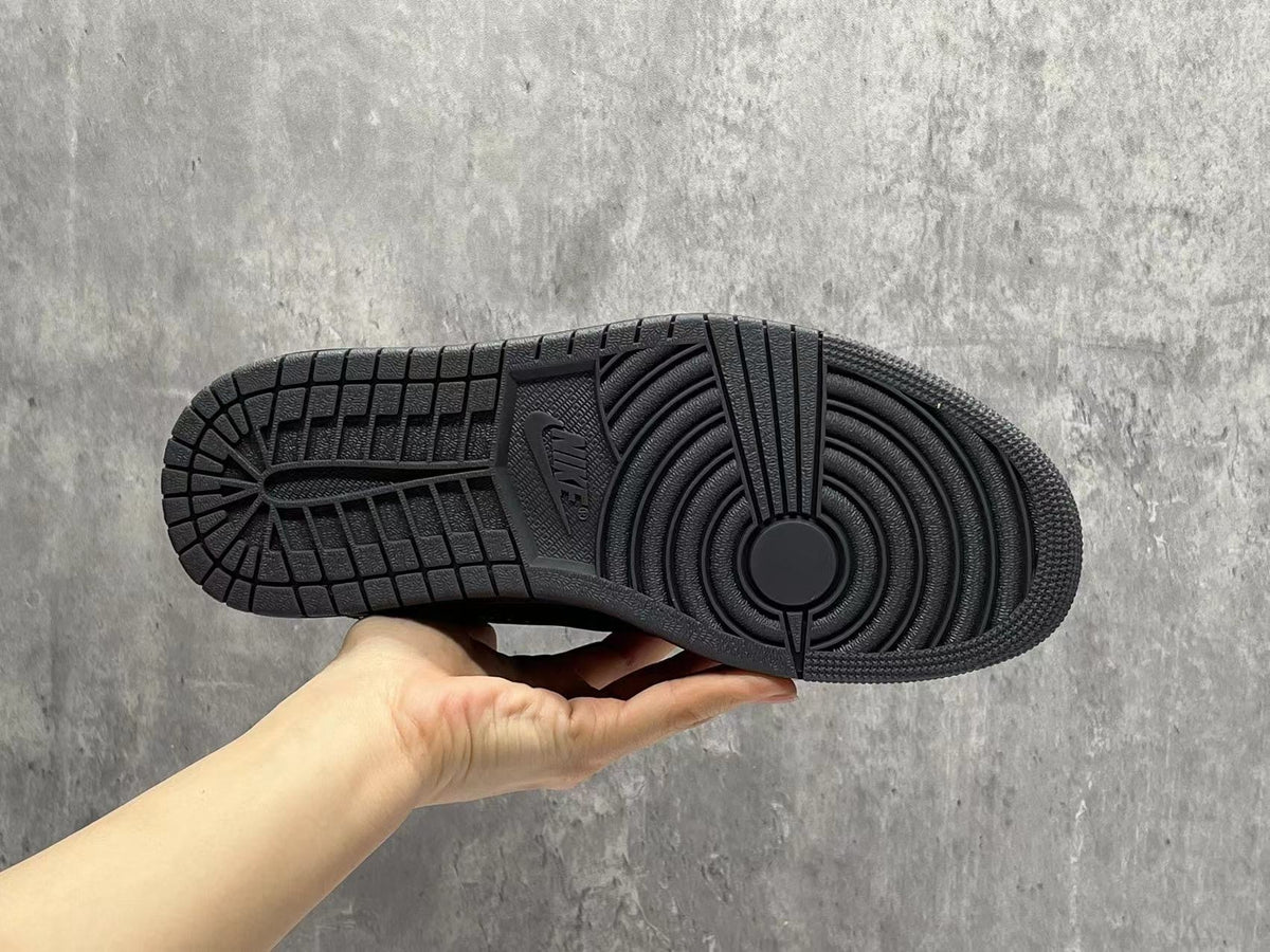 Air Jordan 1 Low “Black Phantom” Reverse Swoosh Custom