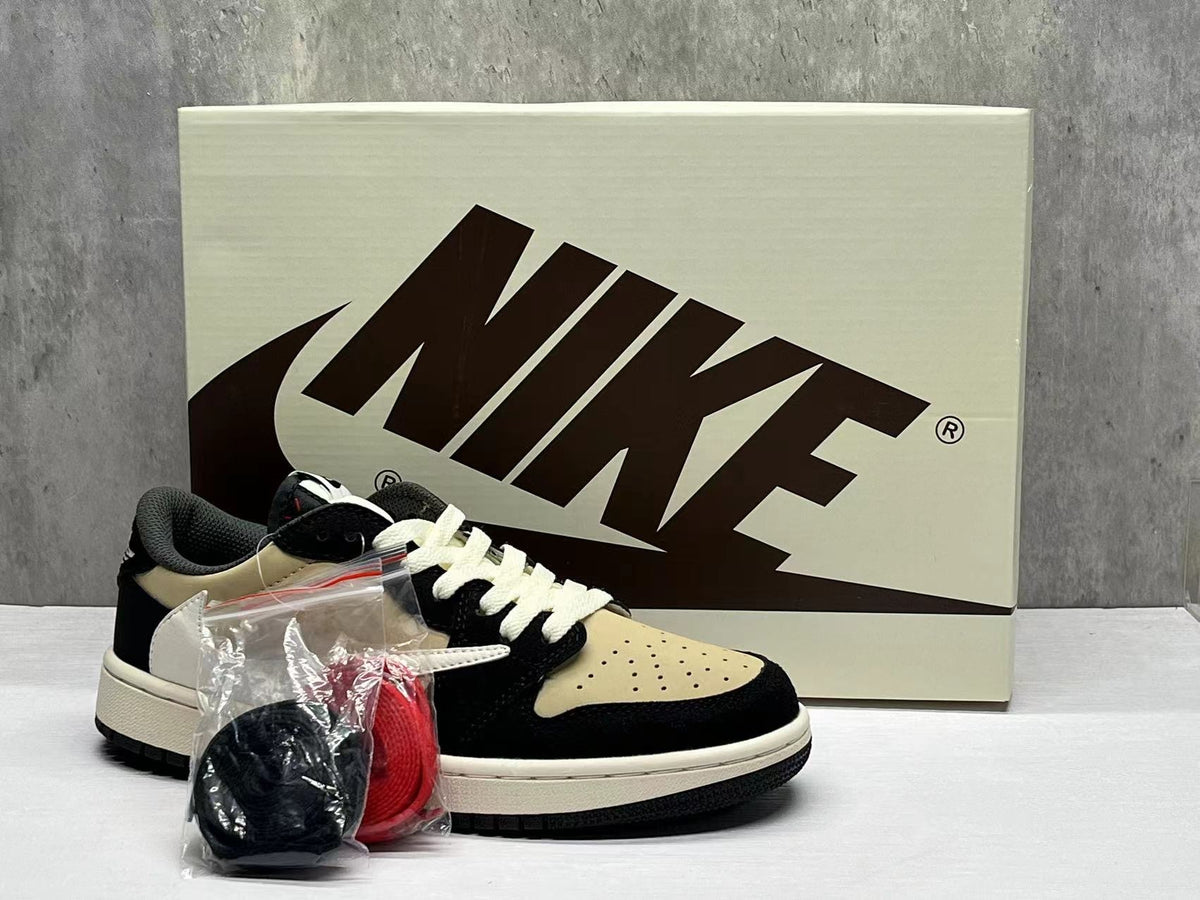 Air Jordan 1 D “Black & Beige Pattern”
