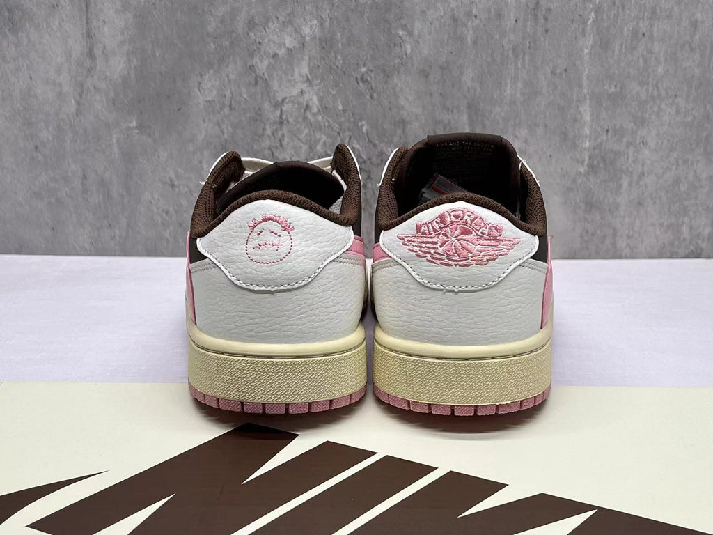 Air Jordan 1 Low OG “Reverse Mocha Pink” Custom