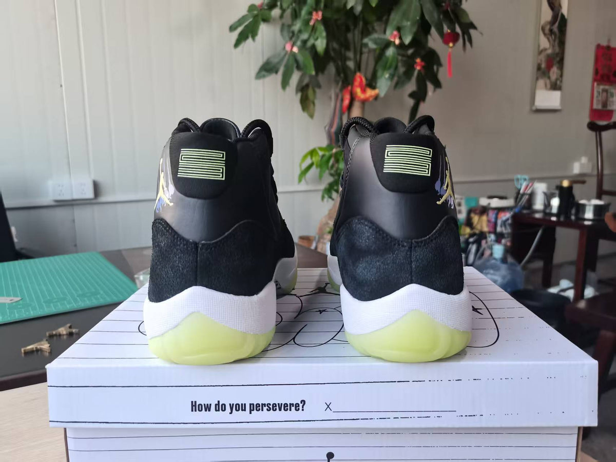 Air Jordan 11 Retro "Inner Beast" Black Volt