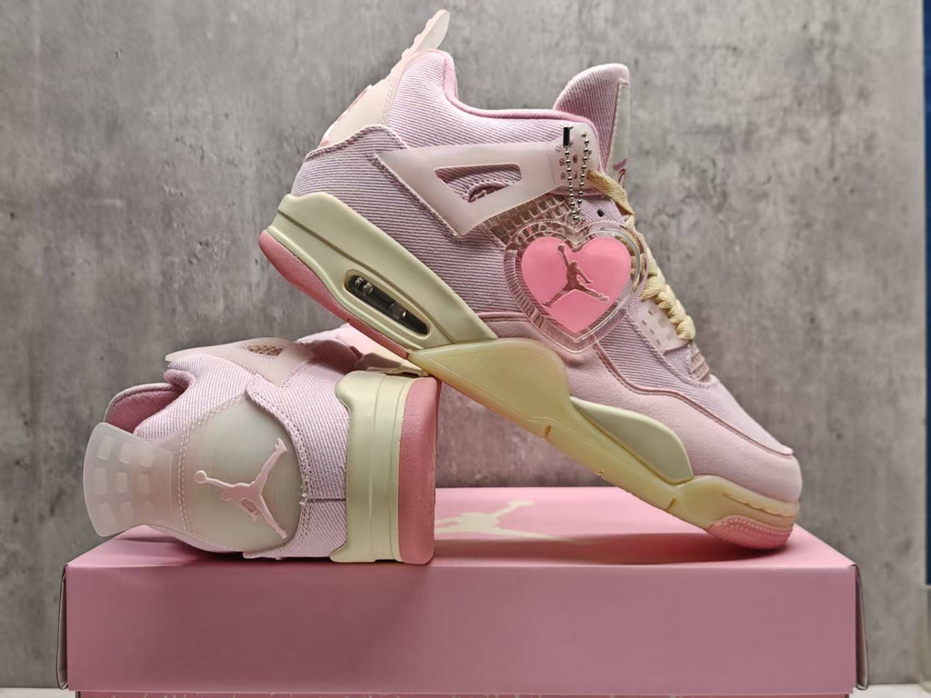 (WMNS) Air Jordan 4 Retro "Pearl Pink and Iced Carmine"