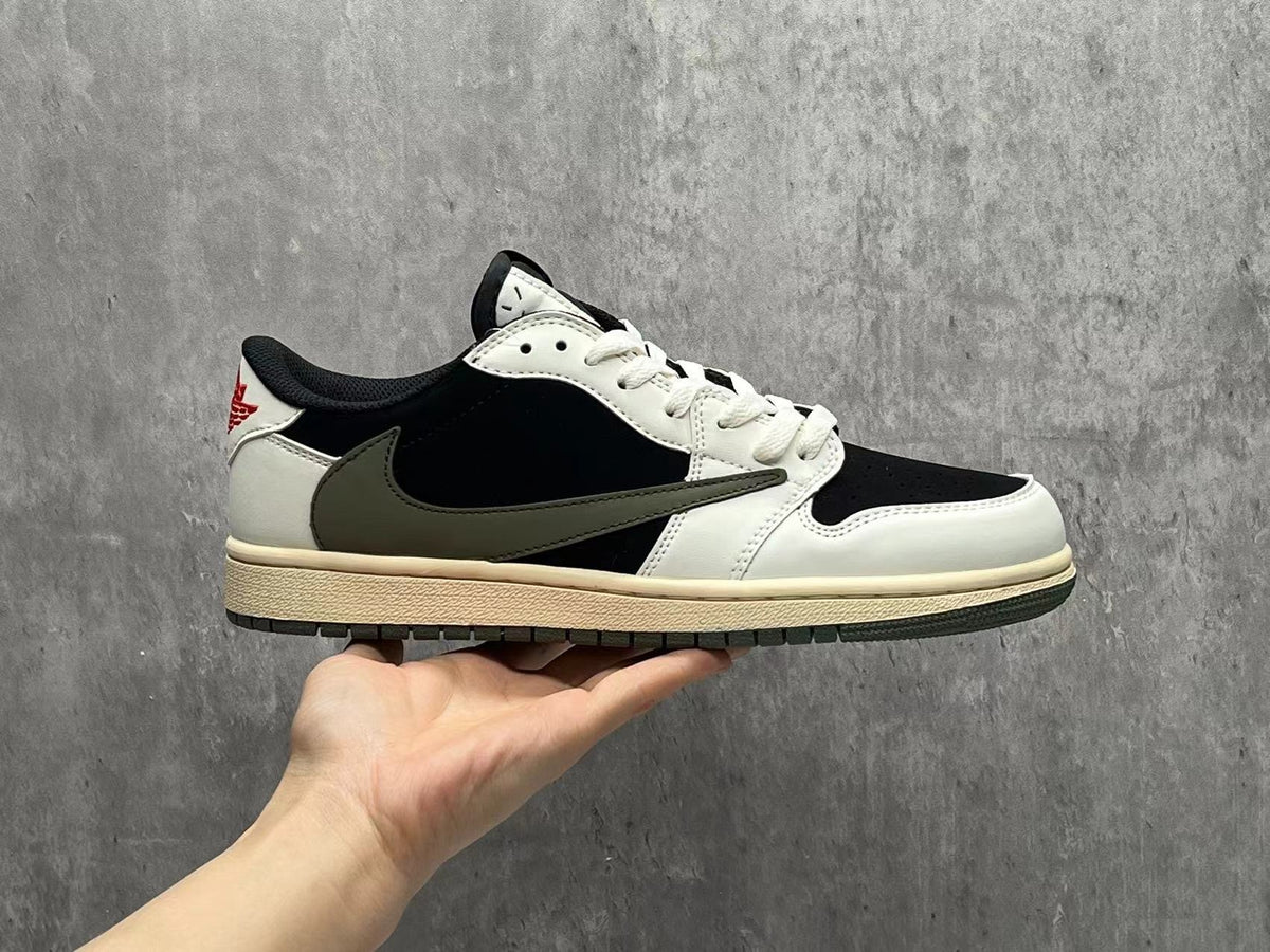 Air Jordan 1 Low TS 5.0 “Medium Olive Reverse Hook”