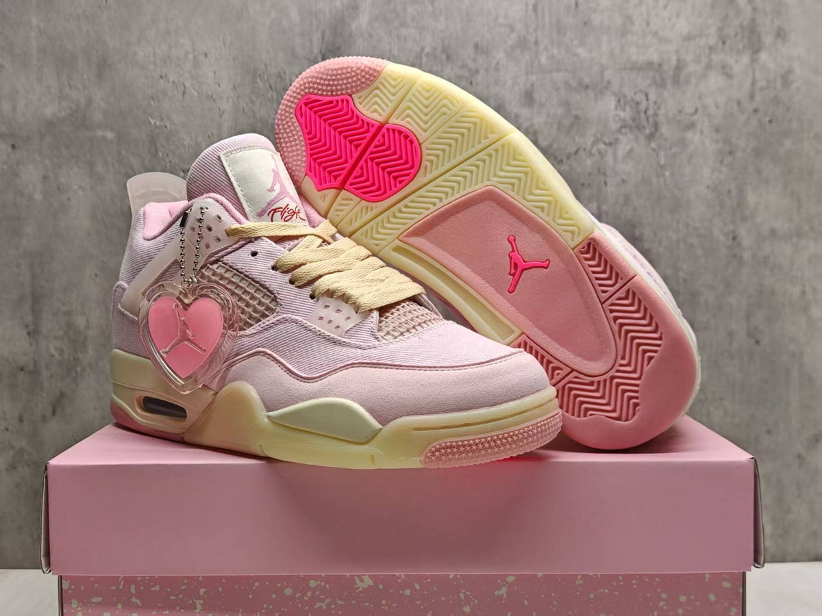 (WMNS) Air Jordan 4 Retro "Pearl Pink and Iced Carmine"