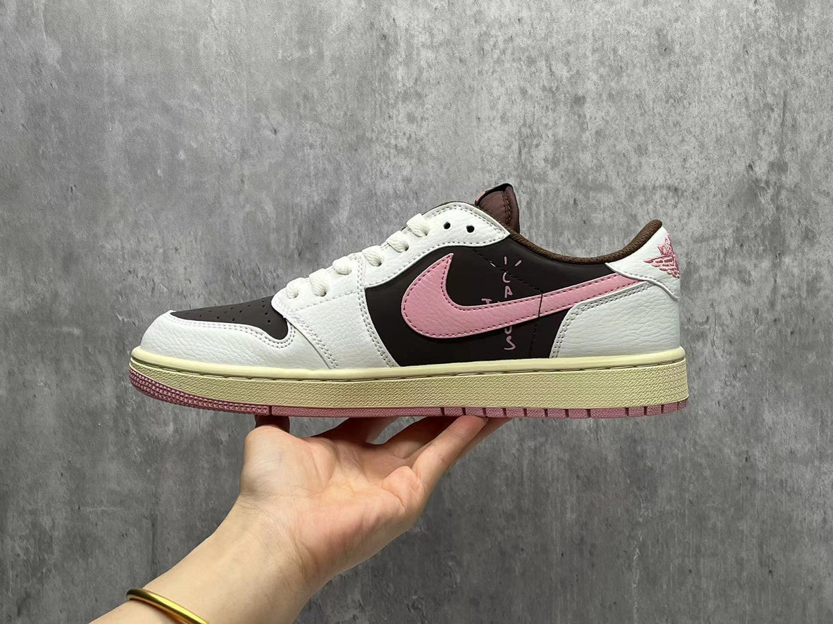 Air Jordan 1 Low OG “Reverse Mocha Pink” Custom