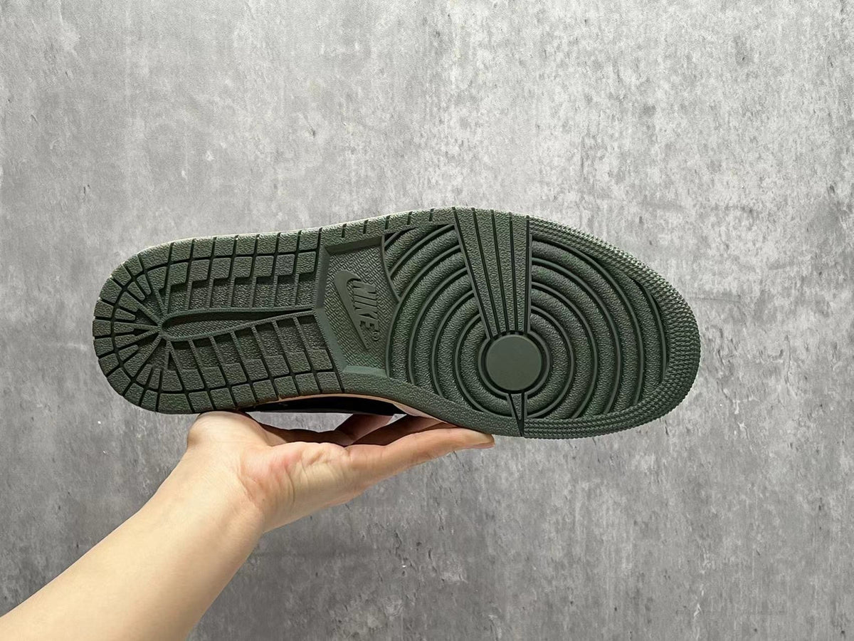 Air Jordan 1 Low TS 5.0 “Medium Olive Reverse Hook”